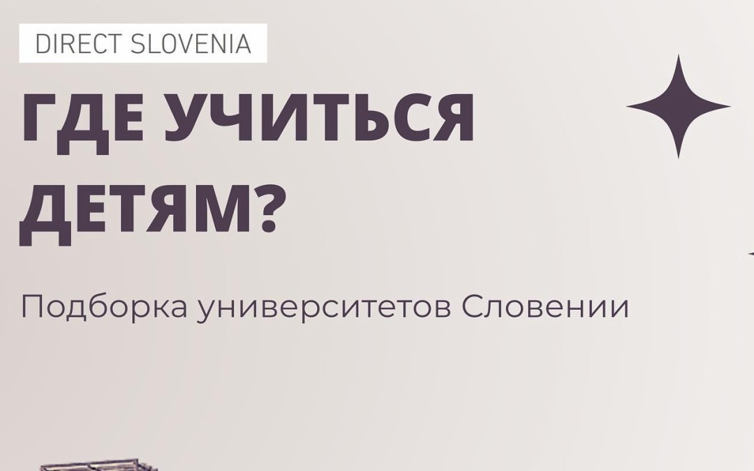 Где детям учиться в Словении