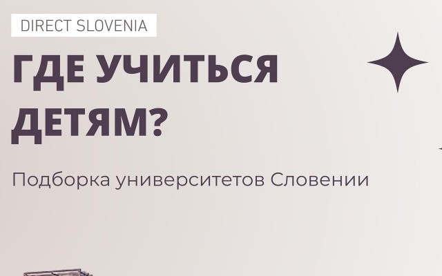 Где детям учиться в Словении