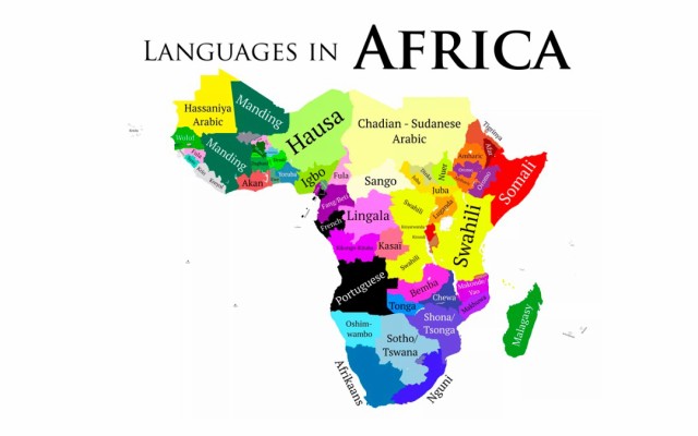 В Африке, как минимум, 2000 языков.